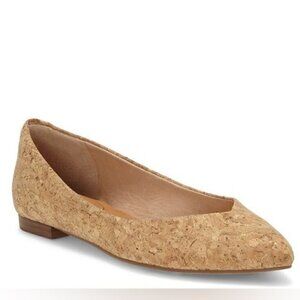New Corso Como Jullia Natural Tan Cork Ballet Flat Balletcore Sz 11